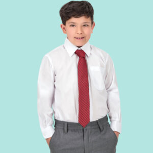 Camisa blanca manga larga