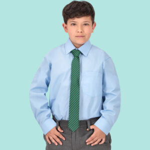 Camisa celeste manga larga