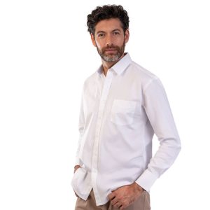 Camisa lisa slim fit B.Blanco/B01