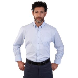 Camisa lisa slim fit Celeste