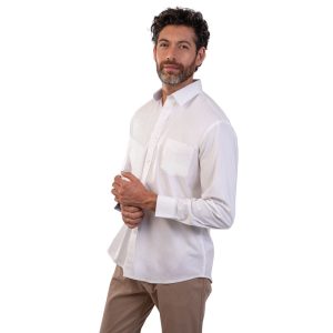 Camisa lisa regular fit B.Blanco/B01