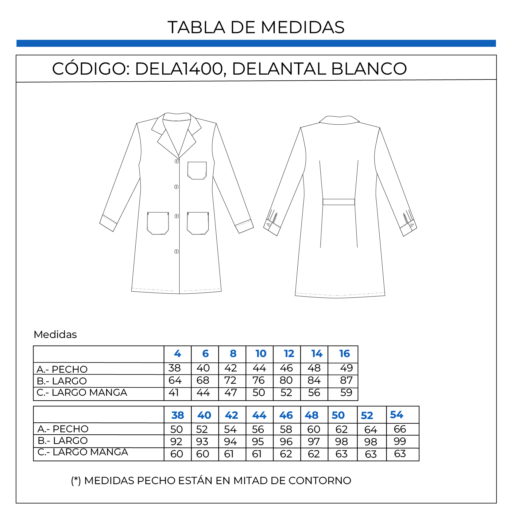 DELA1400 TABLA