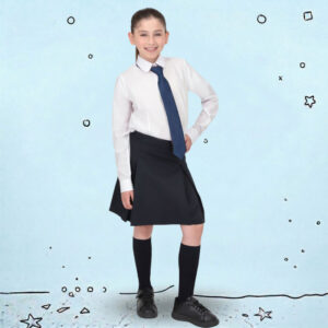 Falda Casimir Azul 2 Tablas