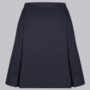 Falda casimir  azul 2 tablas