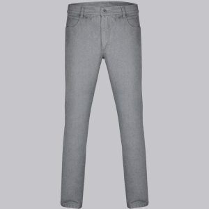 Jeans mezclilla plomo con elástico