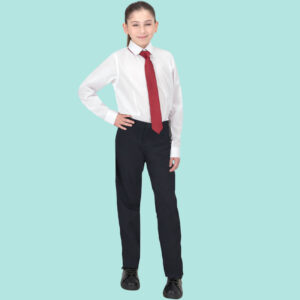 Pantalón clásico dama azul nacional