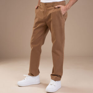 Pantalón Gabardina Bolsillo Argentino Tabaco