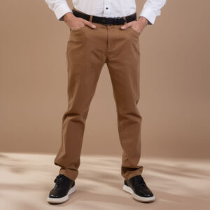 Pantalón Jeans Gabardina Tabaco
