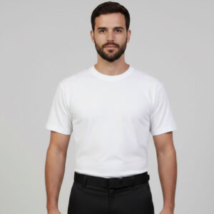 Polera Polo Manga Corta Blanca