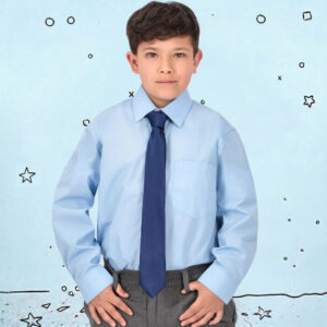 Camisa Celeste Manga Larga