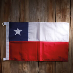 Bandera Chilena Estrella Bordada