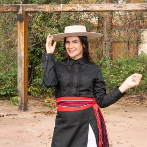 Blusa cuello camisero