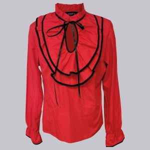 Blusa Clásica con Vuelos