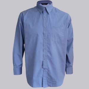 Camisa lisa colores manga larga adulto