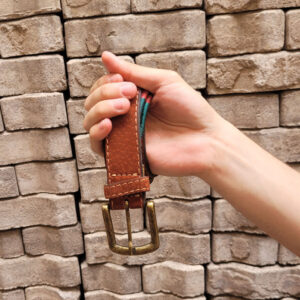 Cinturón carpincho bordado