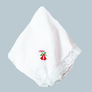 Pañuelo folclórico dama bordado