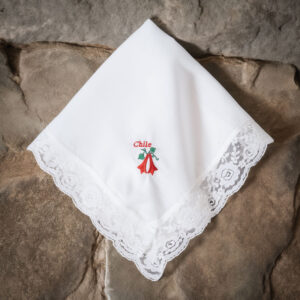 Pañuelo Folclórico Dama Bordado