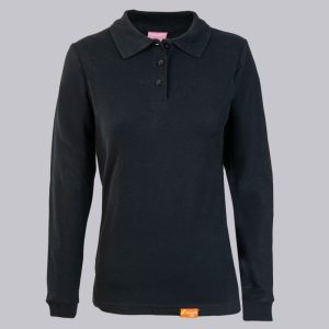Polera pique manga larga mujer