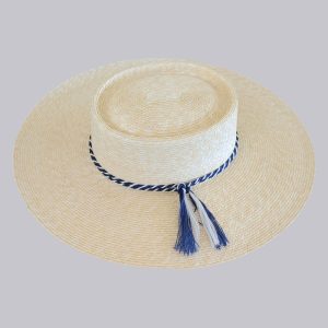 Sombrero paja semi fina