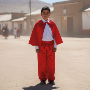 Traje típico tirana hombre