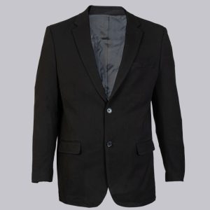 Vestón negro con tapeta