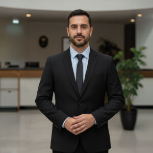 Vestón Negro con Tapeta