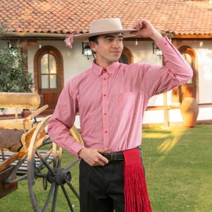 Camisa Microcuadrillé