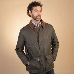 Chaqueta Clásica con Wax Effect y Forro de Franela