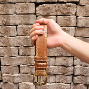 Cinturón doble costura