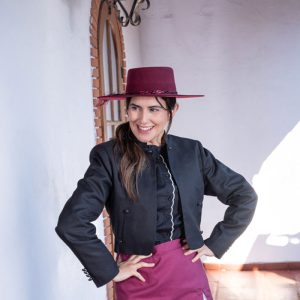 Chaqueta huasa cuello mao