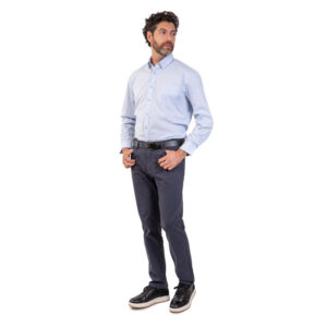 Camisa lisa slim fit