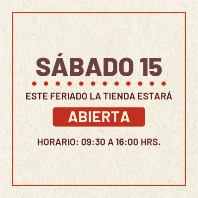 Horario Sábado 15 - La Oriental